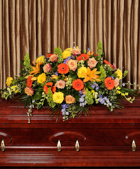 bold beauty casket cover