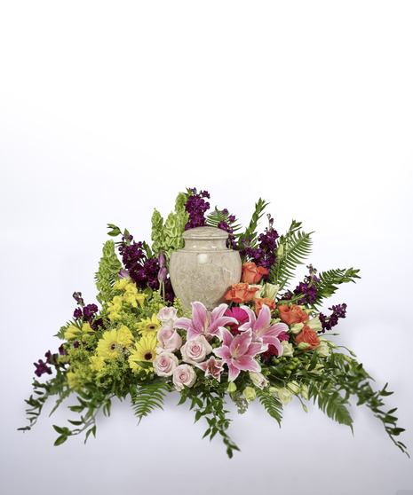Colorful Cremation Tribute