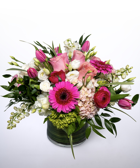 pink flower arrangement