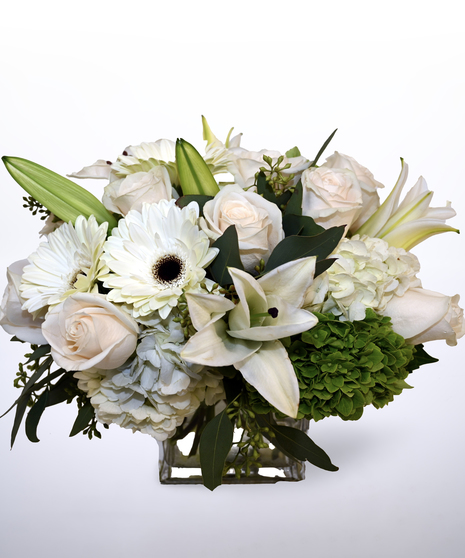 Premium Bouquets Flower Shop - White On White Florist