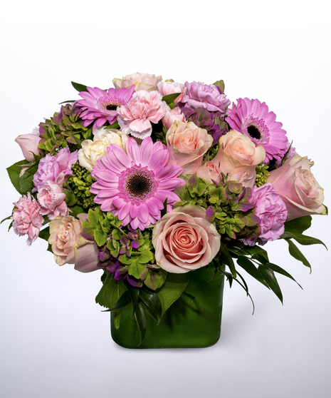 pink flower arrangement