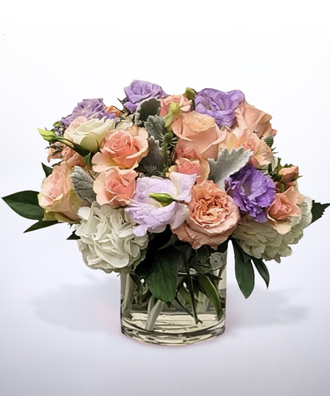 colorful flower arrangement in vivid tones