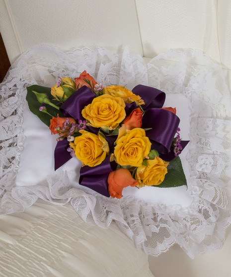 Vivid Beauty Satin Pillow