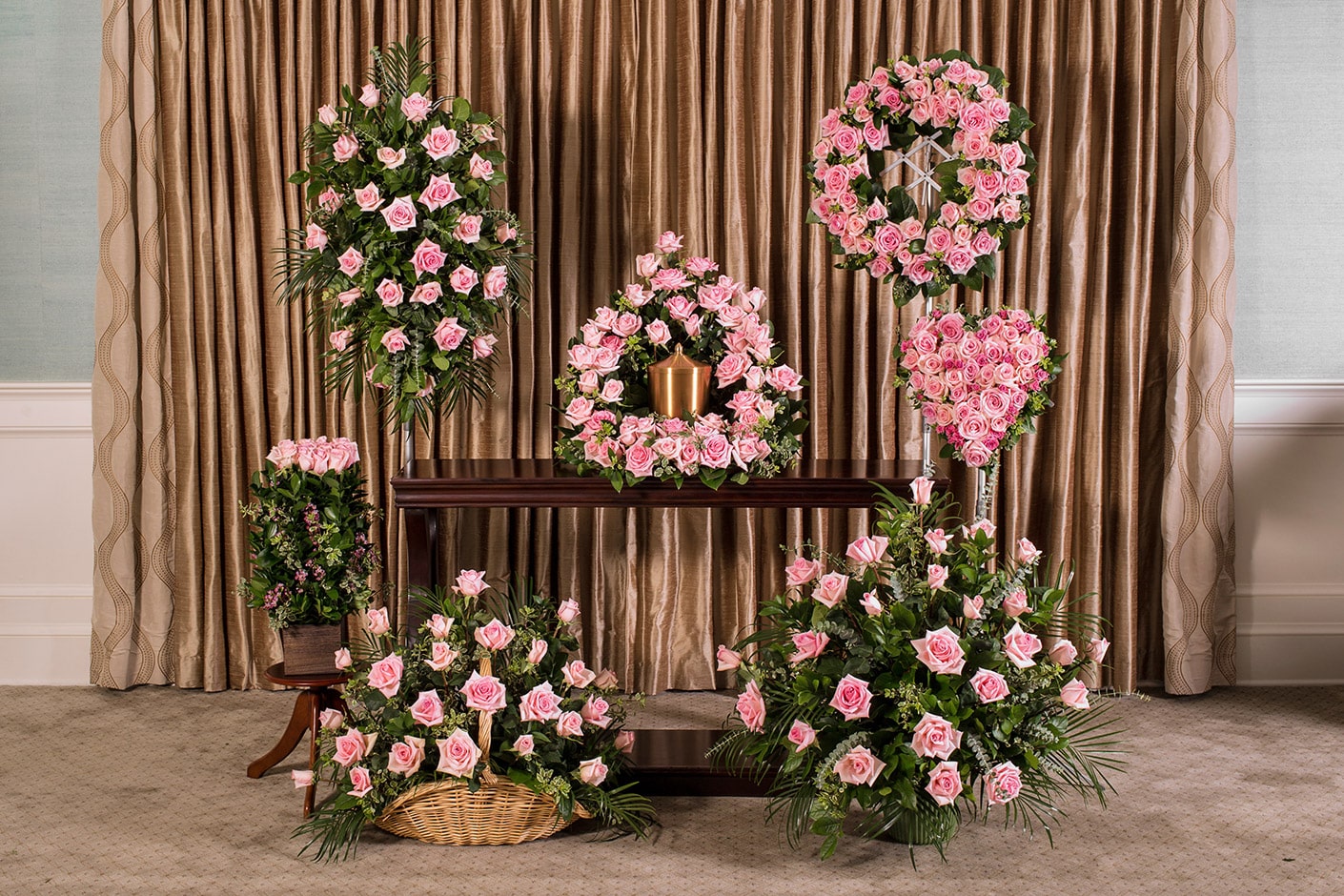 For Cremation Services - Pink Rose Designs